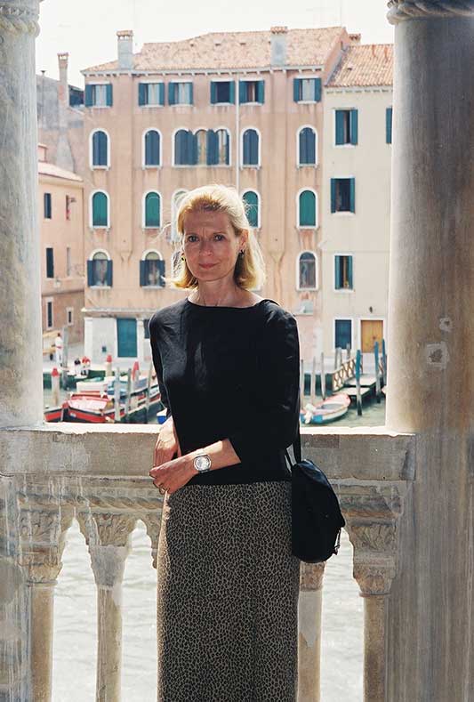 woman standing in Ca d'Oro, Venice